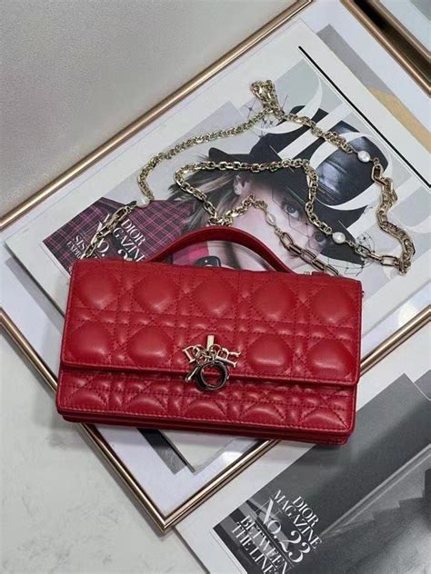 miss dior red bag